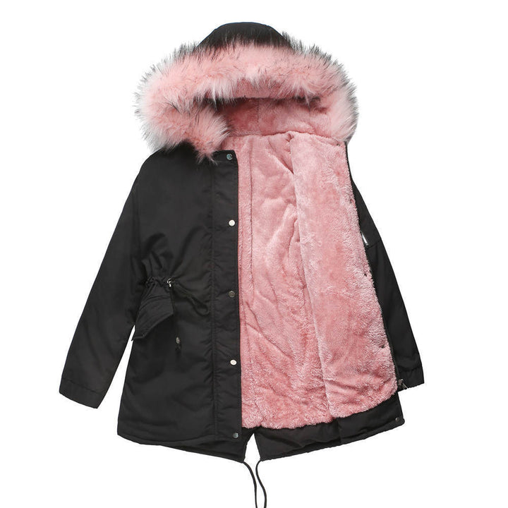 |JUET| Warm Parka jacket with beautiful full fur collar