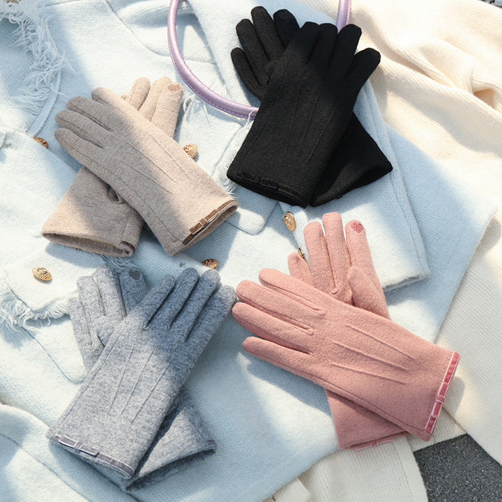 |JACKY|Warme winter handschoenen met riempje