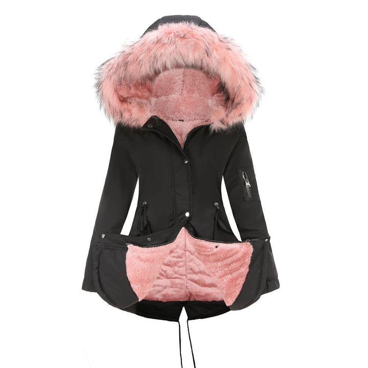 |JUET| Warm Parka jacket with beautiful full fur collar