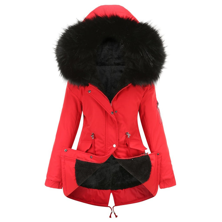 |JUET| Warm Parka jacket with beautiful full fur collar