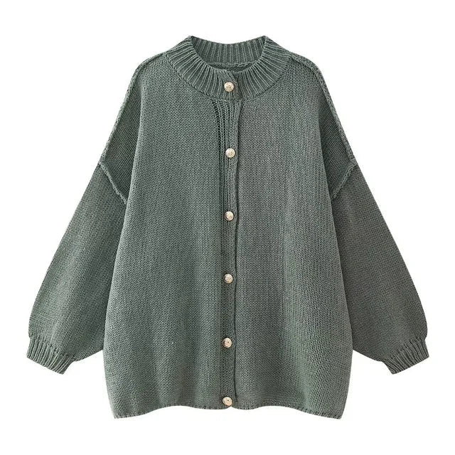 |JILL|Gezellige Oversized Gebreide Cardigan