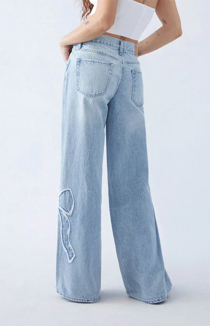 Zara™ - De Baggy Jeans met Strik